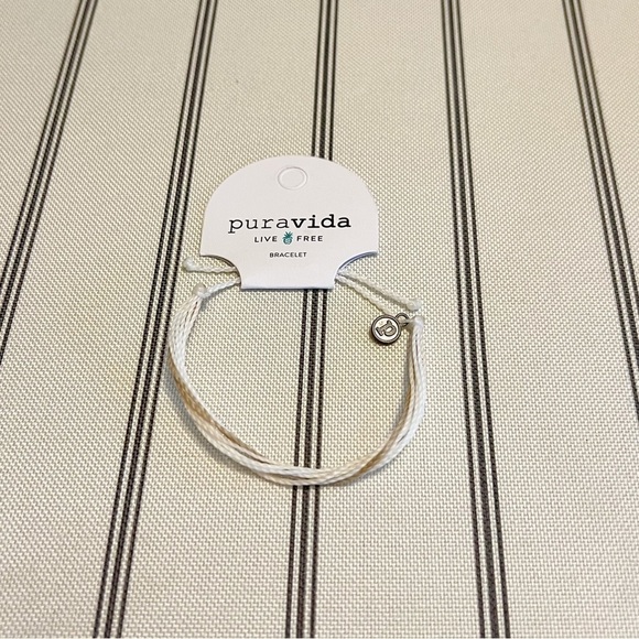 Pura Vida Beige String Bracelet - Picture 2 of 6